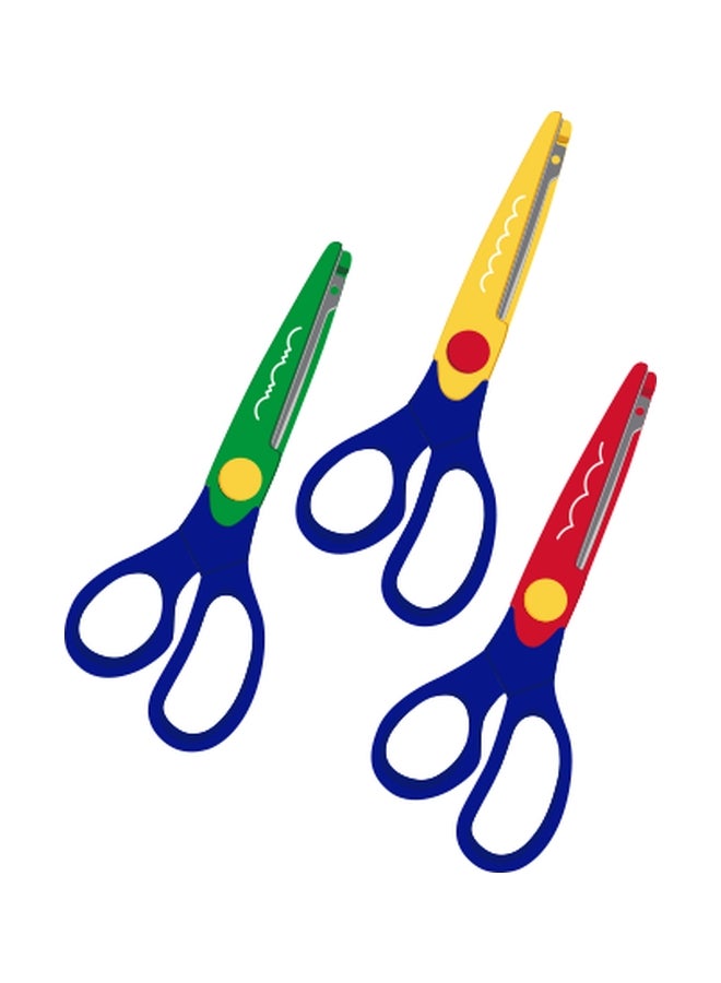 3-Piece Scissors Set Multicolour