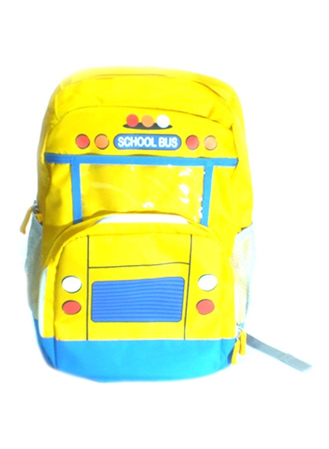 Generic Printed Backpack Yellow/Blue 