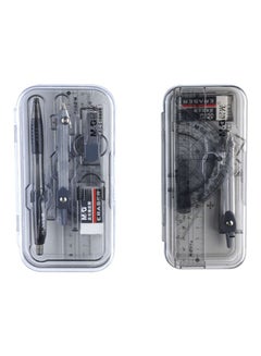 M&G Compass Set Silver/Black 