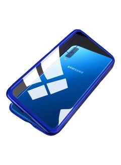 360-Degree Magnetic Case For Samsung Galaxy A70 Clear/Blue