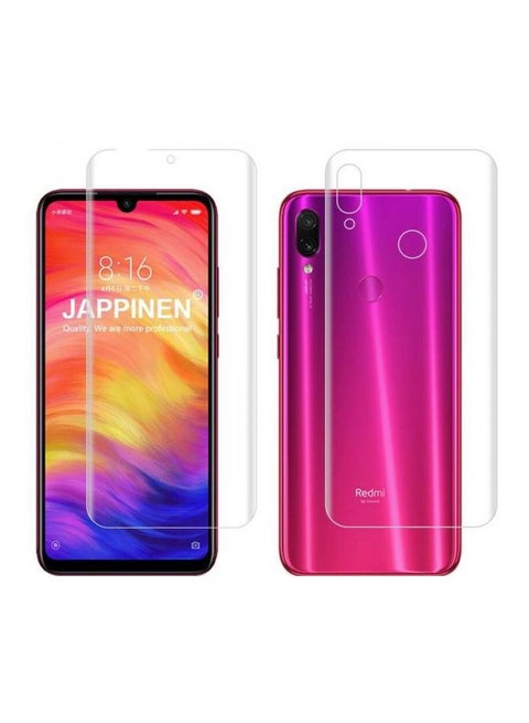 Front And Back Screen Protector For Huawei Y9 Prime 2019 Clear