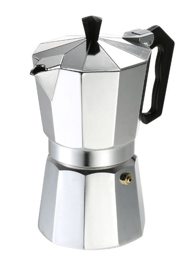 Espresso Percolator Coffee Maker Silver/Black  - Image 1