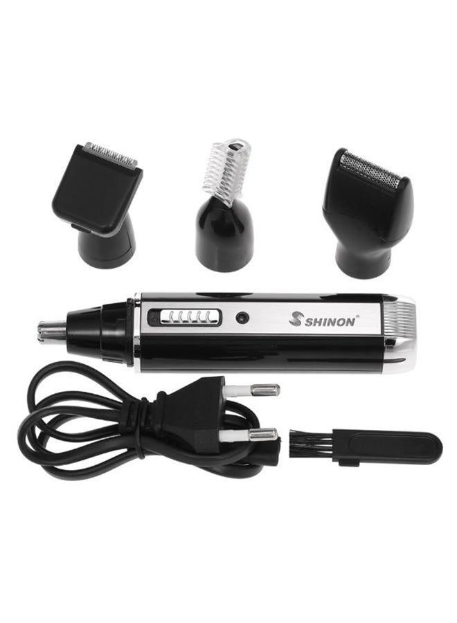 4-In-1 Rechargeable Electric Trimmer Black 175grams