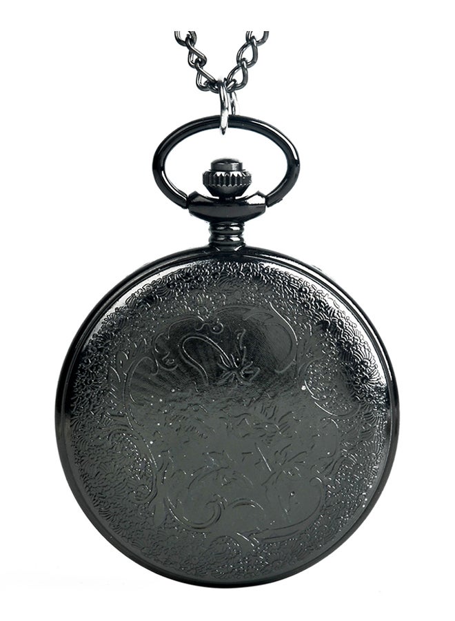 ساعة جيب مجوفة بعقارب مصنوعة من خليط معدني طراز 1005 unisex - Image 3