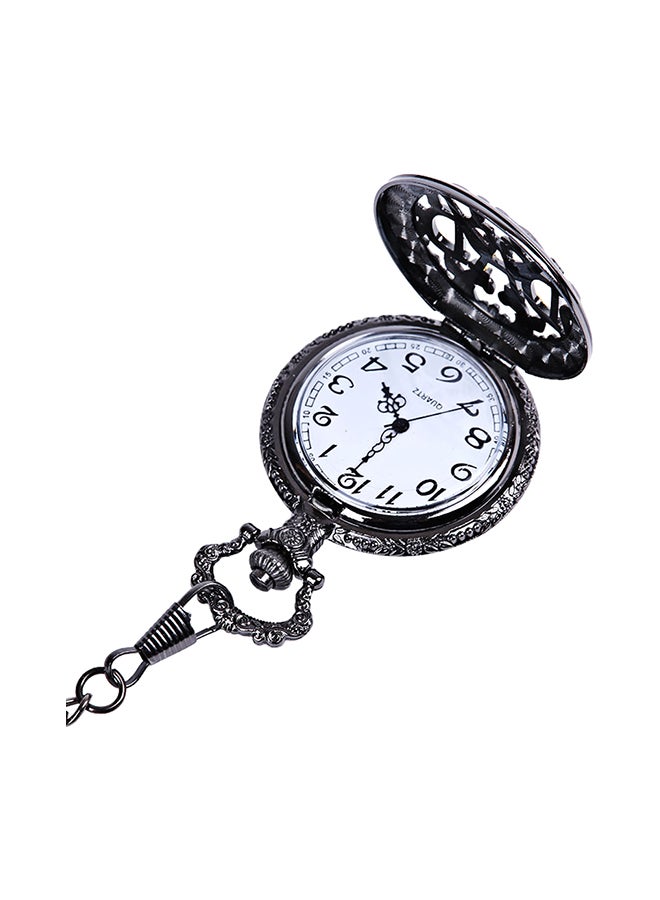 unisex Hollow Alloy Analog Pocket Watch 3007