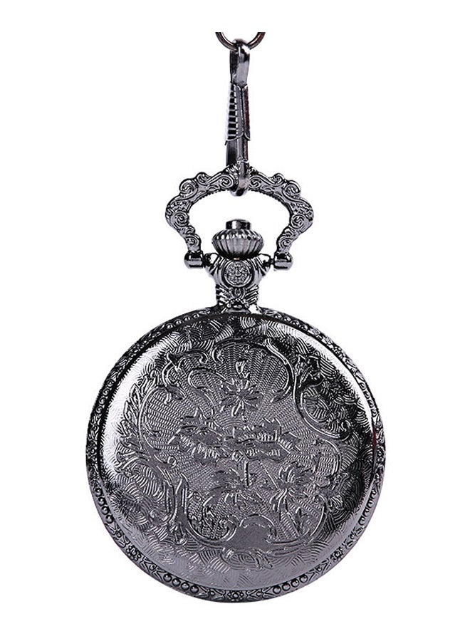 unisex Hollow Alloy Analog Pocket Watch 3007
