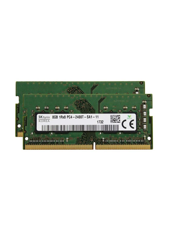SK Hynix 2-Piece 8+8 GB SODIMM DDR4 2400 Mhz Laptop RAM For HP Green