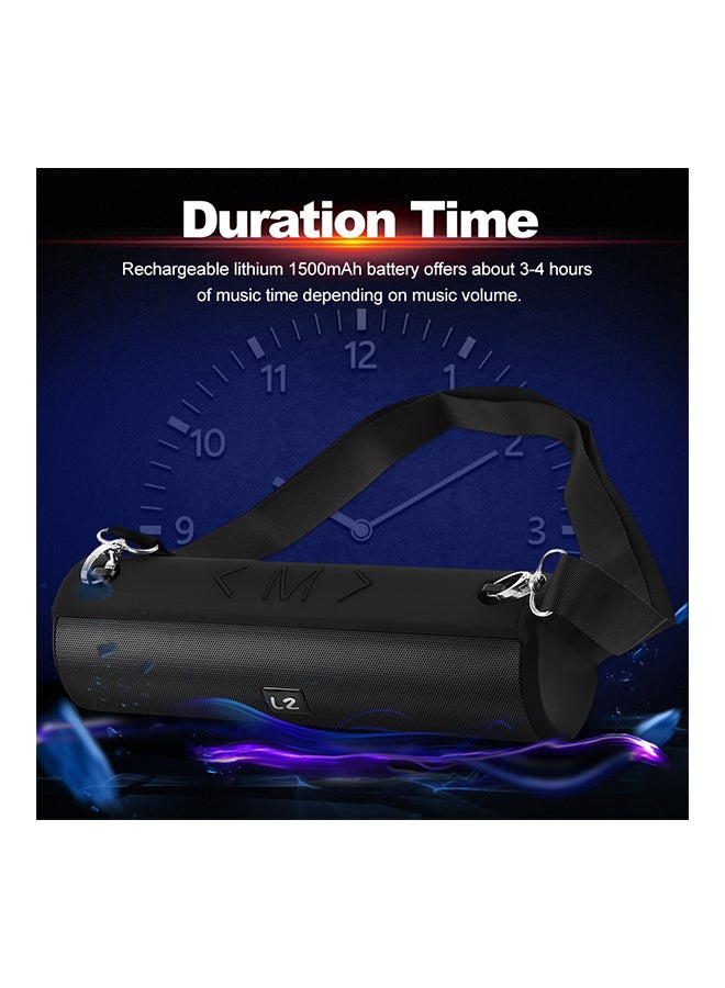 Wireless Bluetooth Speaker LZ E23 Black - Image 3