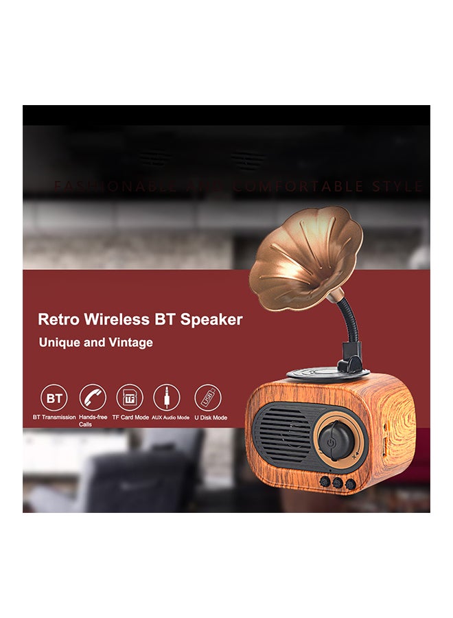 Vintage Style Wireless Bluetooth Speaker V5759001 Multicolour - Image 3