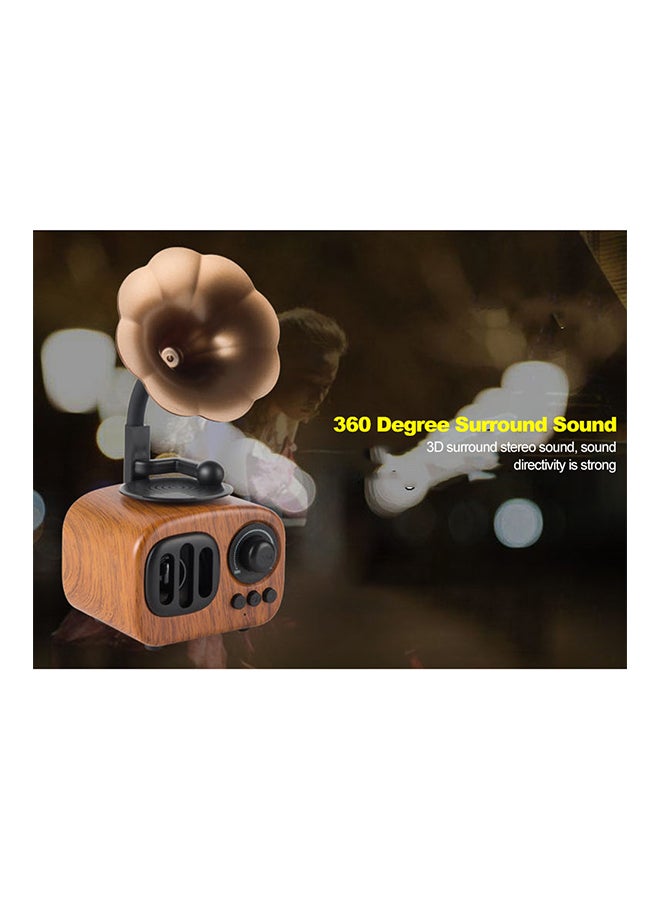 Vintage Style Wireless Bluetooth Speaker V5758K001 Multicolour  - Image 2
