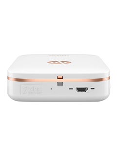 Portable Sprocket Photo Printer With Wireless Function,Z3Z91A White