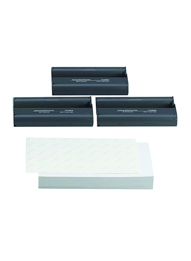 Canon Compact Photo Printer + Canon KP-108IN Ink And Photo Paper Black - Image 3