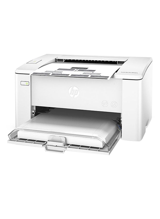 LaserJet Pro M102A Printer White