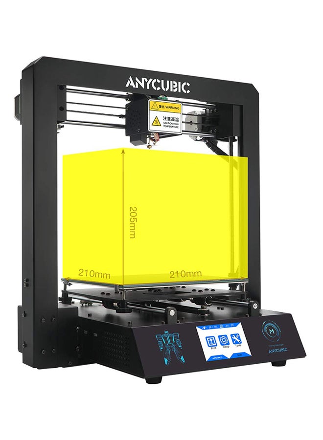 3D Printer With Full Metal - EU Plug Black