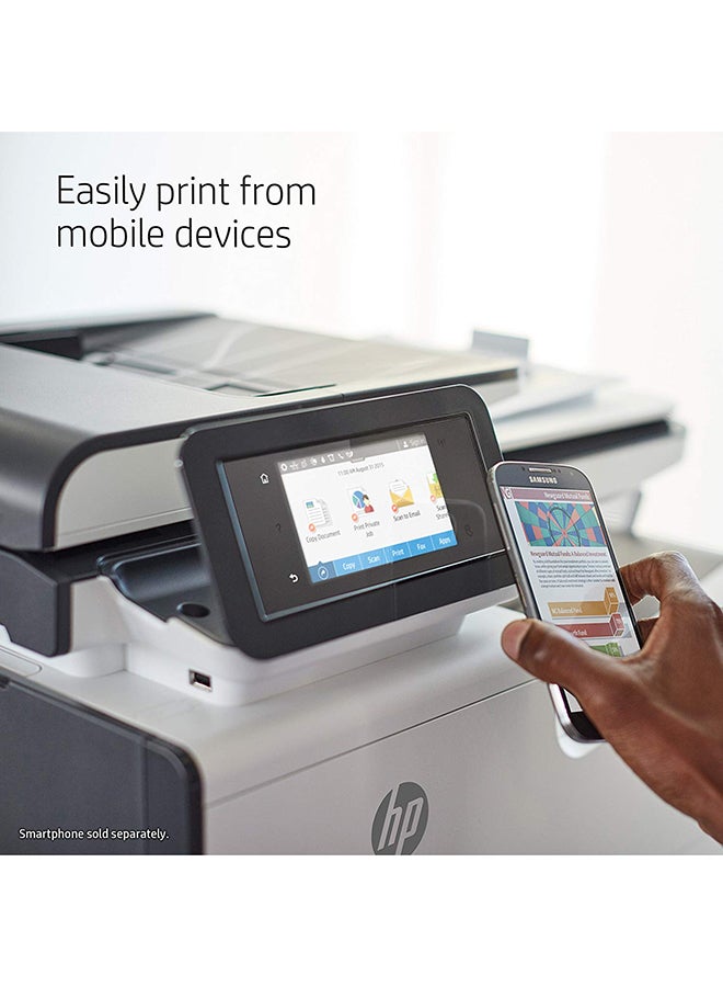 HP - Color PageWide Pro 477dw Multifunction Printer,D3Q20B Grey/White - Image 1