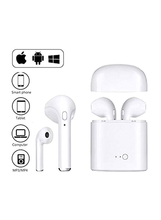 Bingola Bluetooth Earphones With Charging Box White  - Image 3