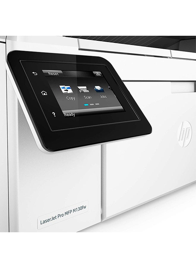 HP - LaserJet Pro MFP M130fw Monochrome  Printer With Wireless Capability,G3Q60A White - Image 1
