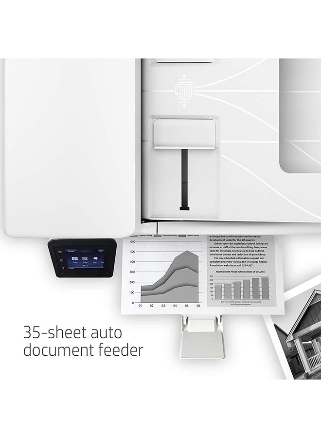 HP - LaserJet Pro MFP M130fw Monochrome  Printer With Wireless Capability,G3Q60A White - Image 1