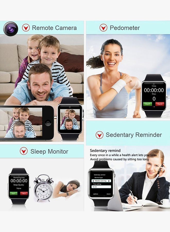 A1 Smartwatch Black/Silver  - Image 4