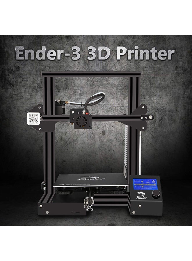 High-Precision 3D Printer Black