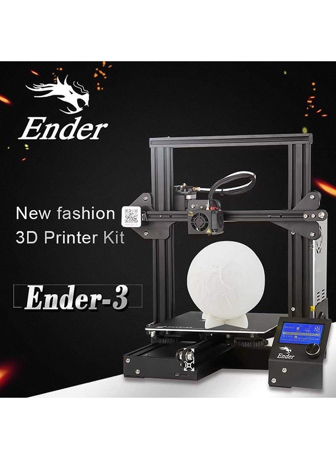 High-Precision 3D Printer Black