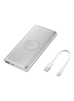 Samsung 10000 mAh Wireless Battery Pack Power Bank Silver  - Image 5