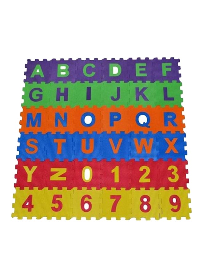 36-Piece Eva Puzzle Alphabets And Numbers Game Tile Play Mats 12x12cm - v1563953645/N28602040A_1