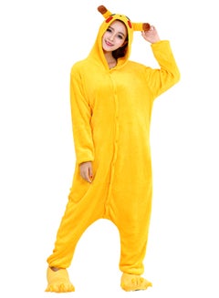 Generic Pokemon Cosplay Sleepwear Hoodie Yellow  - Image 1