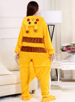Generic Pokemon Cosplay Sleepwear Hoodie Yellow  - Image 2