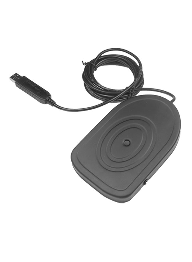 USB Foot Switch Pedal Control Keyboard Mouse Black - Image 1