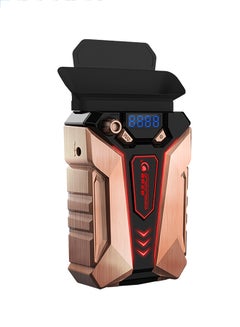 ماركة غير محددة مروحة تبريد للابتوب بتصميم محمول بمنفذ USB لاستخراج الهواء ذهبي  - Image 1