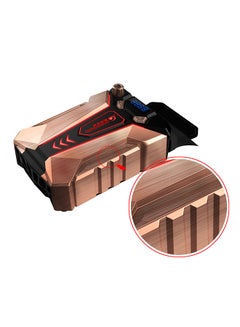 ماركة غير محددة مروحة تبريد للابتوب بتصميم محمول بمنفذ USB لاستخراج الهواء ذهبي  - Image 3
