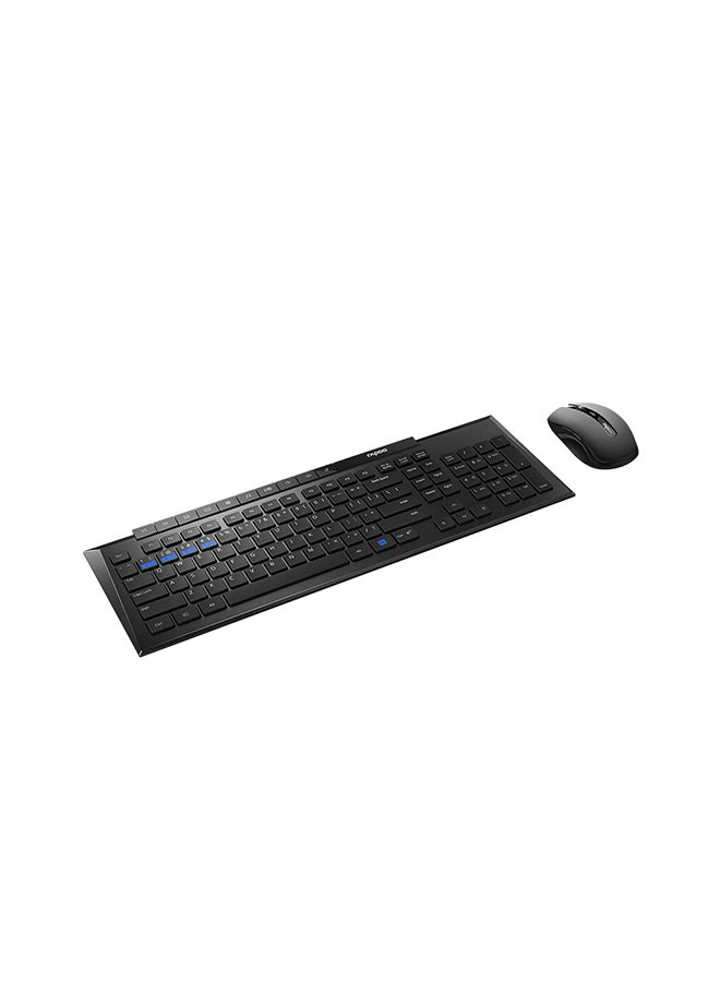 Generic Wireless Desktop Keyboard Mouse Combo Black  - Image 4
