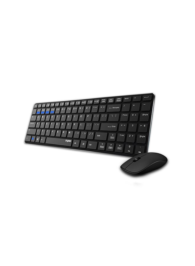 Generic Wireless Desktop Keyboard Mouse Combo Black  - Image 5