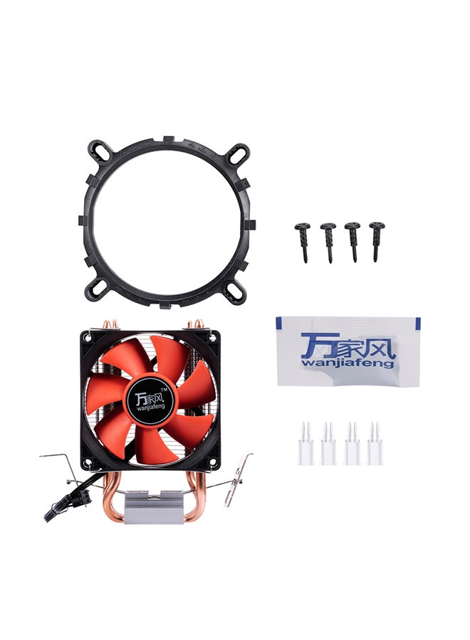 Generic Hydraulic CPU Cooler Fan Red  - Image 5