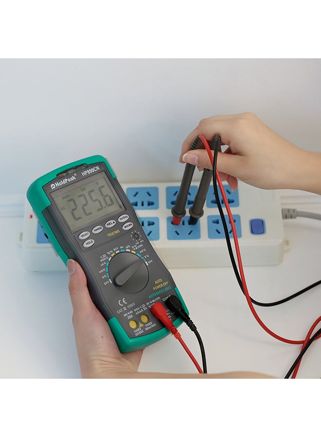 Digital Multimeter DMM With NCV Detector Black/Green 0.543kg - v1563972702/N26536255A_2