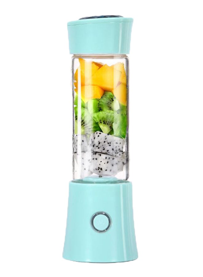 CYTHERIA Mini Portable Household Electric Juicer Machine 480.0 ml ZH271106-010 Turquoise/Clear 