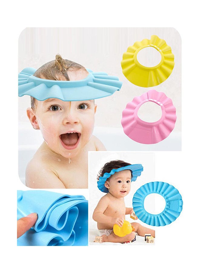 Generic 3-Piece Baby Safe Shampoo Shower Bath Cap  - Image 3