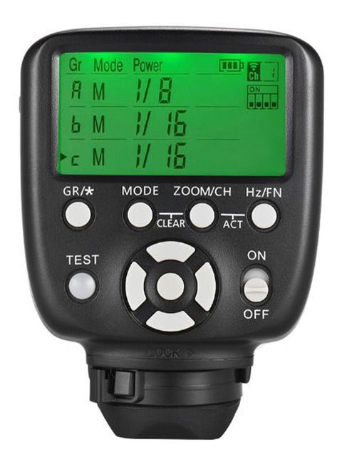 أداة إطلاق ضوئية يدوية بناقل YN560-TX II بشاشة LCD لكاميرات نيكون أسود