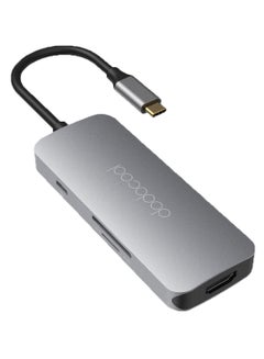 dodocool 7-In-1 Multifunction USB-C Hub Grey 