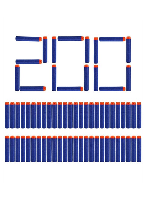 200-Piece Dart Refill Set For N-Strike Elite 7.2 x 1.2cm