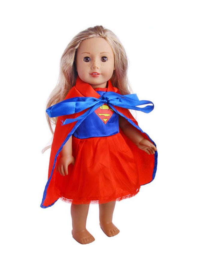 18 Inch American Girl Doll With Superman Costume  - Image 4