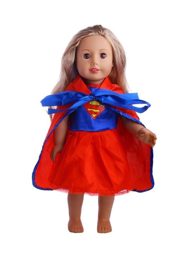 18 Inch American Girl Doll With Superman Costume  - Image 3