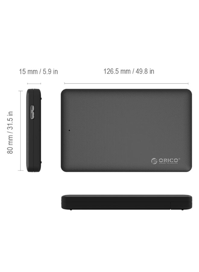 أوريكو حافظة محرك أقراص صلبة خارجي من USB 3.0 إلى ساتا أسود - Image 2