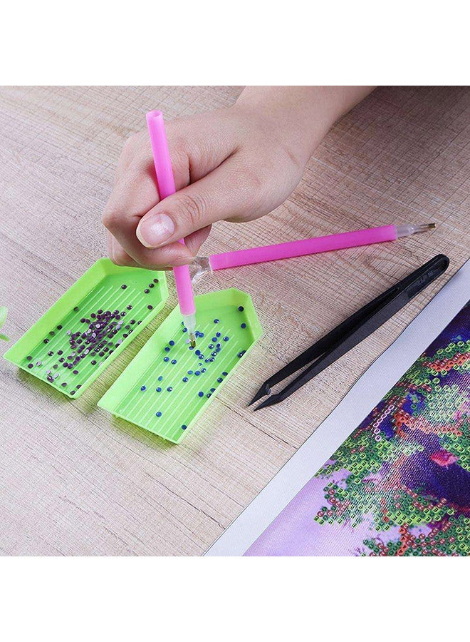 لوحة فنية ماسية بتصميم خماسي الأبعاد متعدد الألوان 10×5×5سم - Image 3