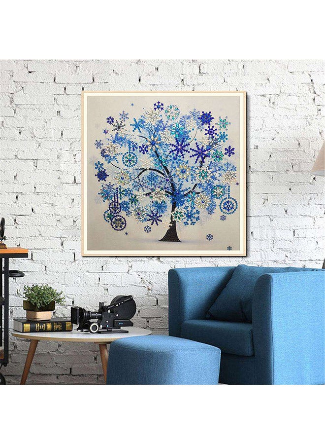 لوحة فنية ماسية بتصميم خماسي الأبعاد متعدد الألوان 10×5×5سم - Image 1