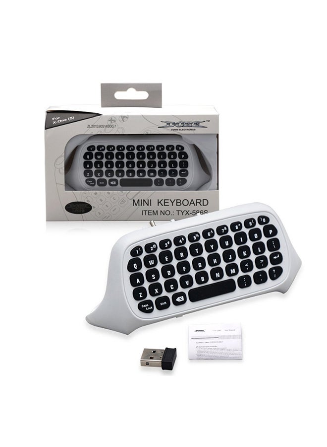 TY-64 Wireless Chat Pad For Xbox One White  - Image 3