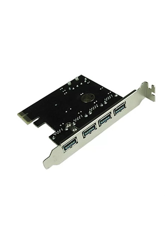 محول شبكة لاسلكي بسرعة 300 ميجابت في الثانية لأجهزة الكمبيوتر المكتبي PCI LAN أسود - Image 1