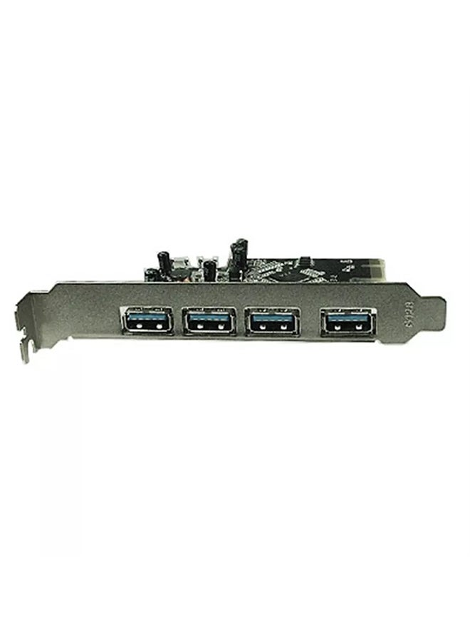 محول شبكة لاسلكي بسرعة 300 ميجابت في الثانية لأجهزة الكمبيوتر المكتبي PCI LAN أسود - Image 2