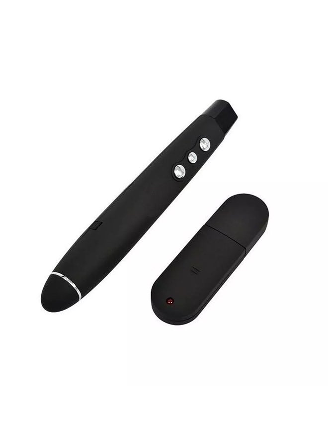 Generic Wireless USB Laser Power Point Presenter PPT Pen Black  - Image 1